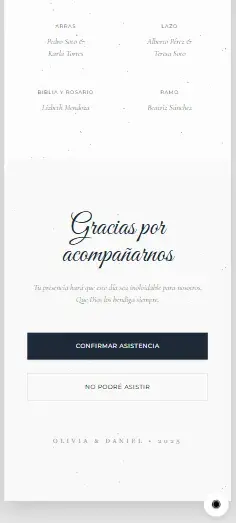 Invitación Serenidad Blanca