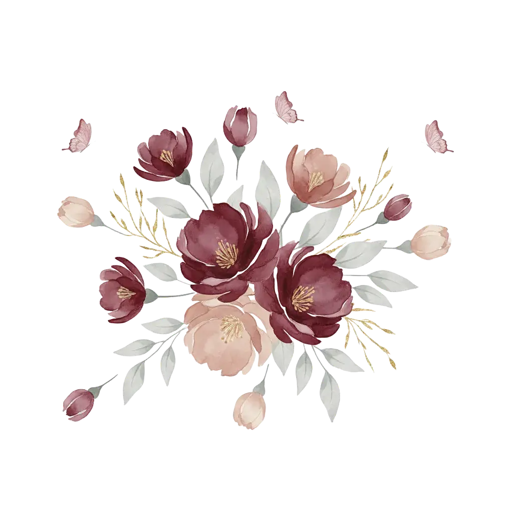 Decoración floral superior